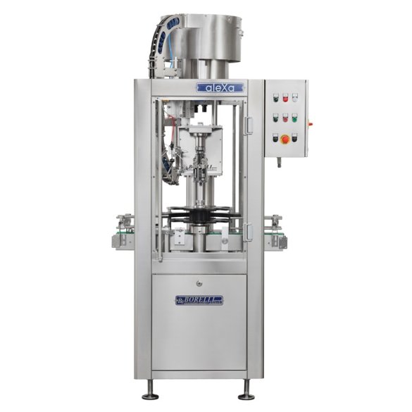 Zakręcarka automatyczna do zatyczek aluminiowych, monopolowych 