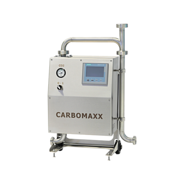 Karbonizator, saturator przepływowy do wina, piwa, cydru, napojów gazowanych Carbomaxx
