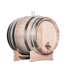 Beczka dębowa 50 Litrów na wino, whisky, destylat owocowy, kranik mosiężny