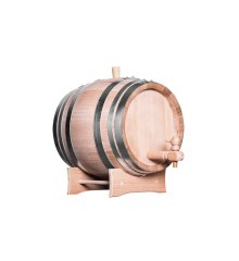 Beczka dębowa 15 Litrów na wino, whisky, destylat owocowy, kranik drewniany