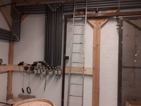 Winnica Barczentewicz, Instalacja chłodzenia i jednoczesnego grzania 16 zbiorników, Sierpień-Wrzesień 2019