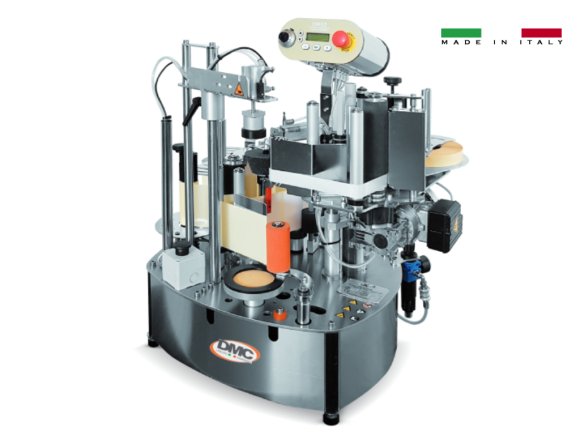 Etykieciarka półautomatyczna do opakowań cylindrycznych i stożkowych, ALPHA PRO