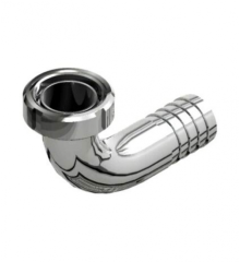 Kolano karbowane z nakrętką DIN 11851, INOX 304