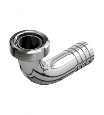 Kolano karbowane z nakrętką DIN 11851, INOX 304